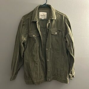 American Eagle Corduroy Green Jacket